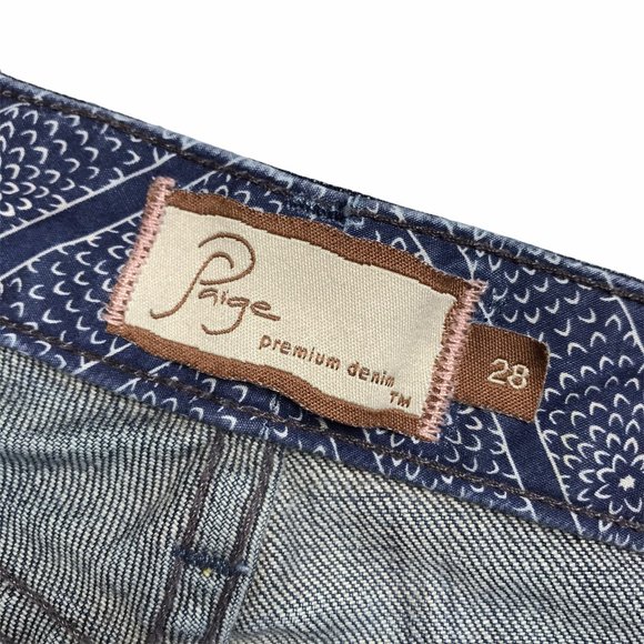 # Paige Pair Fak Boot Cut Jeans Sz 28 - Picture 13 of 13